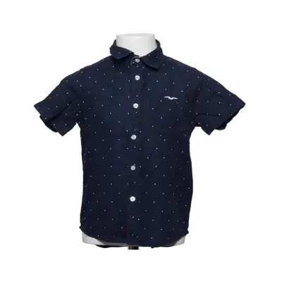 Chemise à manches courtes (Bleu, Blanc) de Hampton Republic Coton
