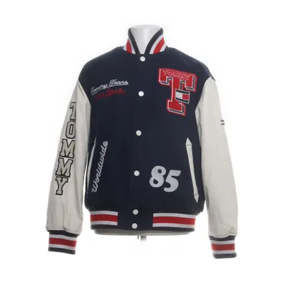 Collegejacka (Blå, Flerfärgad) från Tommy Hilfiger Jeans Polyester, Ull