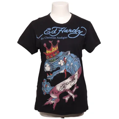T-shirt (Black) from Ed Hardy Cotton