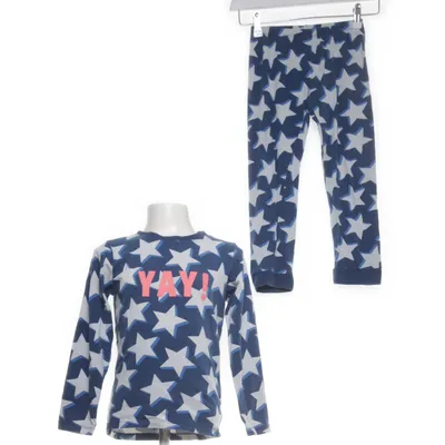 Pyjama (Blauw, Grijs, Roze) van Hema Katoen, Elastaan