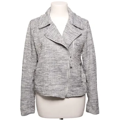 Bikerjack (Grijs, Zwart, Wit) van Max Studio Katoen, Polyester, Viscose