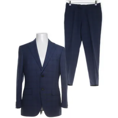 Kostym (Blå) från Suitsupply Kupro, Polyester, Ull, Viskos