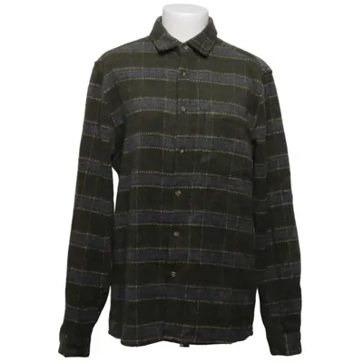 Flannel shirt (Green, Gray) from ASOS Acrylic, Cotton, Polyamide, Polyester, Viscose, Wool