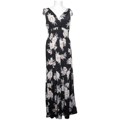Maxi dress (Black, Multicolored) from Chlea London Polyester