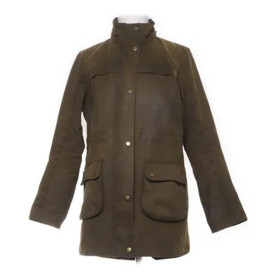 Oilskin coat (LWX0879OL51) from Barbour Acrylic, Cotton, Faux fur, Polyamide, Polyester