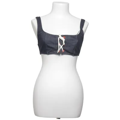 Crop top (Black) from Solid & Striped Cotton, Elastane, Polyamide, Polyester