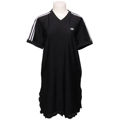 Kjole (Sort, Hvid) fra Adidas Originals Elastan, Genanvendt polyester