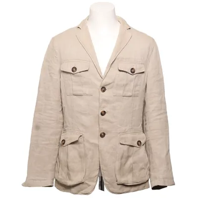 Blazer (Beige) fra GANT Bomuld, Linned, Polyamid