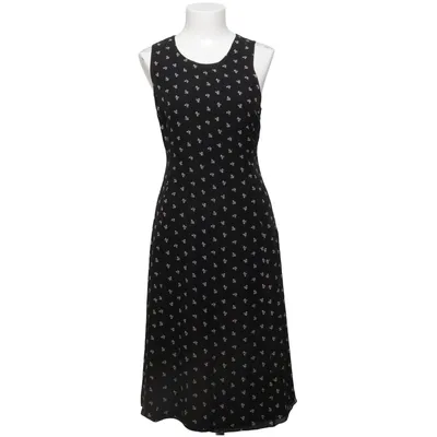 Jurk (Zwart, Beige) van Armani Collezioni Polyester, Zijde