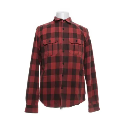 Denim blouse (Rood, Grijs) van Lager 157 Roots Katoen