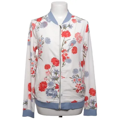 Bomber jacket (White, Red, Blue) from AJC Cotton, Elastane, Polyester
