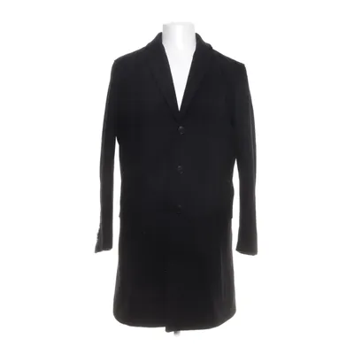 Frakke (Sort) fra Zara Man Polyester, Uld