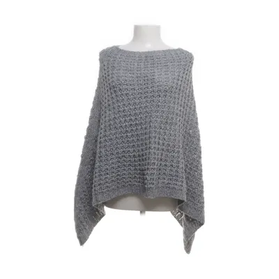 Poncho (Grå) Akryl, Uld, Viscose