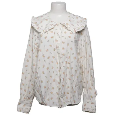 Blouse (White, Multicolored) from Monki Cotton