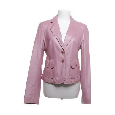 Læderblazer (Lilla) fra Strenesse Blue Læder, Bomuld, Nylon