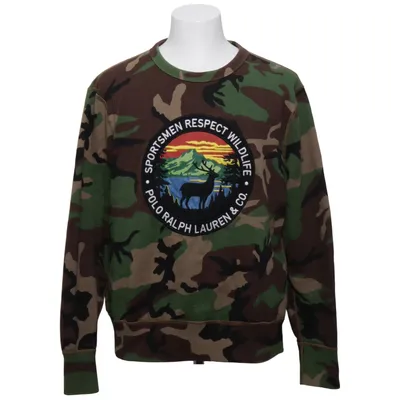 Sweatshirt (Vert, Marron, Noir) de Polo Ralph Lauren Coton, Polyester