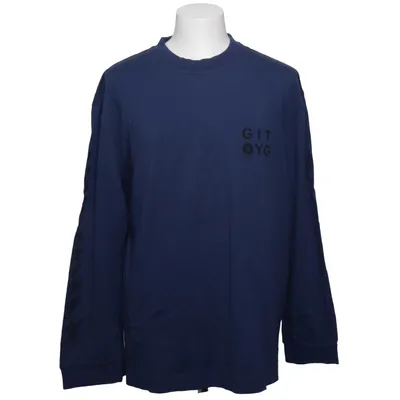 Lange mouwen shirt (Blauw) van Schnayderman's Organisch katoen