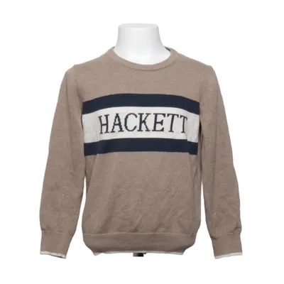 Sweater (Beige, Blå, Hvid) fra Hackett London Bomuld, Merinould