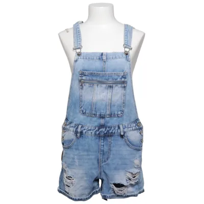 Hängselshorts (Blå) från Re-Dress Bomull