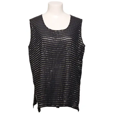 Débardeur (Noir, Or) de Marina Rinaldi Polyester, Soie
