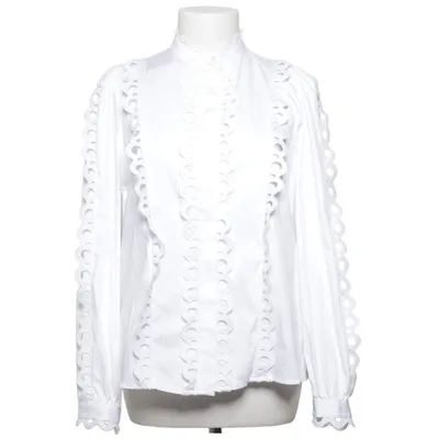 Blouse (Blanc) de Levate Élasthane, Coton biologique, Polyamide