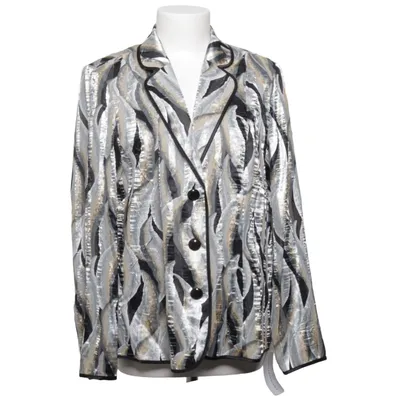 Blazer (Grijs, Zwart, Beige) van Hermann Lange Polyester