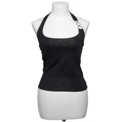 Halter neck top (Black) from Bershka Elastane, Polyamide