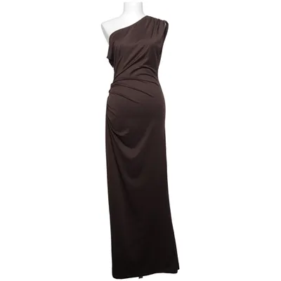 Maxi dress (Brown) from Shein Elastane, Polyester