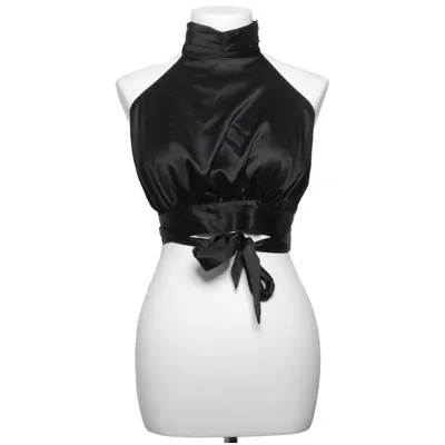 Halter neck top (Black) from Showpo Elastane, Polyester