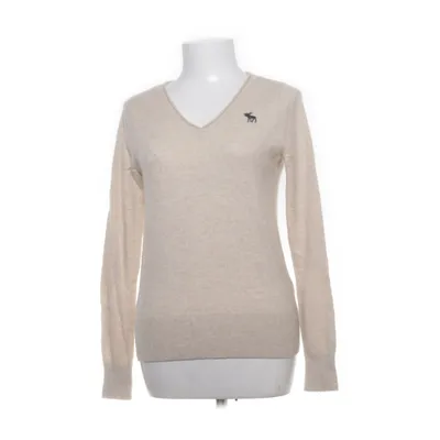 Pullover (Beige) från Abercrombie & Fitch Kashmir, Elastan