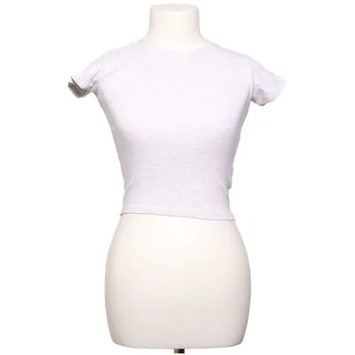 T-shirt (Grijs) van Pull & Bear Katoen, Elastaan, Viscose