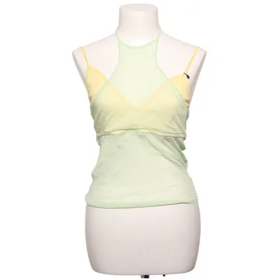 Halter neck top (Green, Yellow)