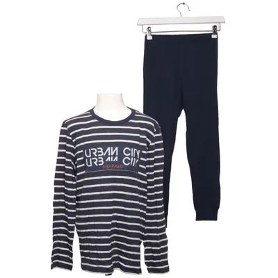 Pyjamas (Blå, Vit) från Sanetta Bomull