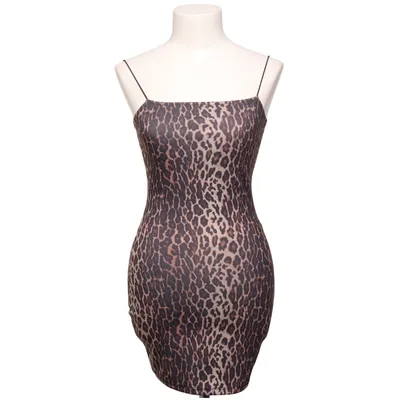 Kleid (Leopard Spaghetti Strap) von Summerburst NA-KD Elasthan, Polyester