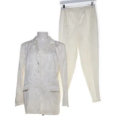 Kostym (Vit) från flick aktuell Acetat, Akryl, Elastan