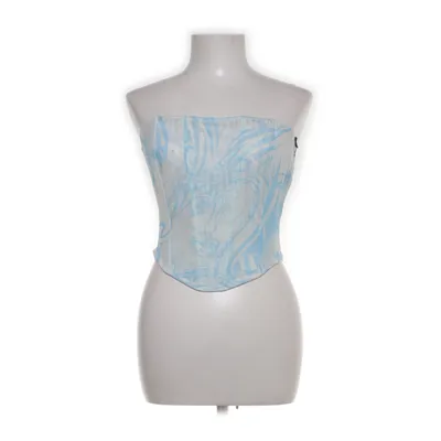 Korsett (Blå, Vit, Flerfärgad) från Miaou Elastan, Återvunnen polyester