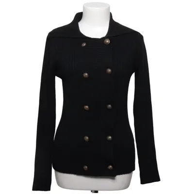 Cardigan (Zwart) van Last Woman Acryl, Elastaan, Wol