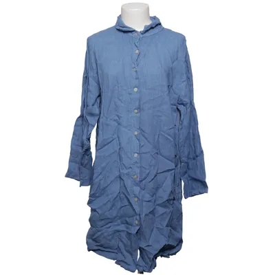 Robe chemise (Bleu) de Made in italy Lin