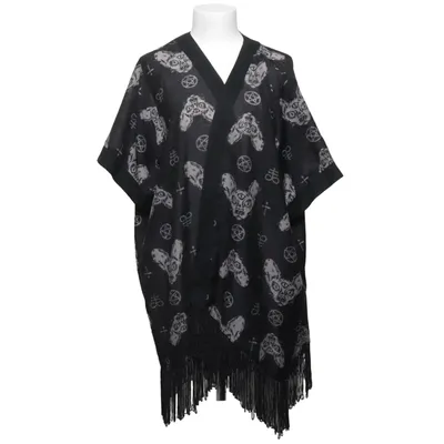 Kimono (Black, White) from Gothicana by EMP Polyester