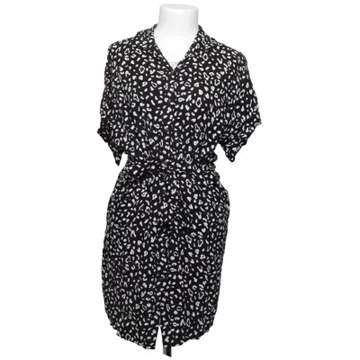 Shirt dress (Black, White) from VILA Clothes Viscose
