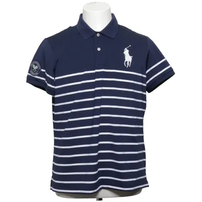 Polo shirt (Blue, White) from Polo Ralph Lauren Elastane, Recycled polyester