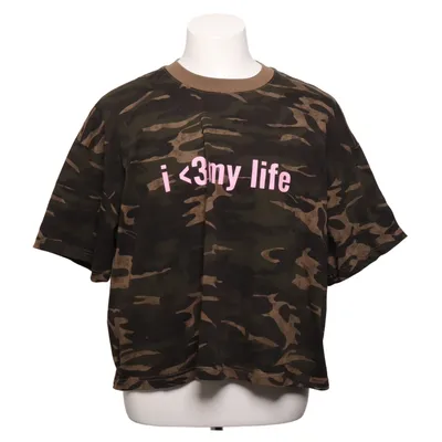 T-shirt (Vert, Marron) Coton