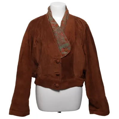 Veste en cuir (Marron, Multicolore) de Fratelli Peluso Cuir