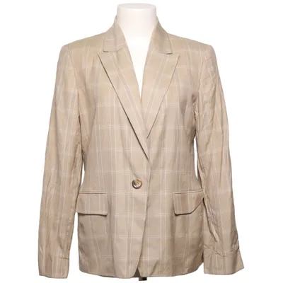 Blazer (Beige) de Linda Allard Ellen Tracy Acétate, Soie, Laine
