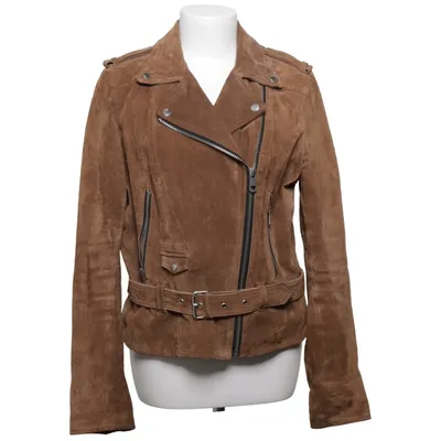 Bikerjacka (Brun) från J.F.M Skinn, Polyester