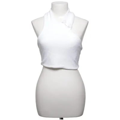 Halter neck top (White) from Are You Am I Cotton, Modal, Polyester