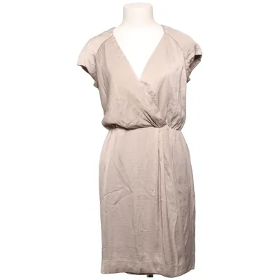 Jurk (Beige) van Laura Clement La Redoute Elastaan, Polyester