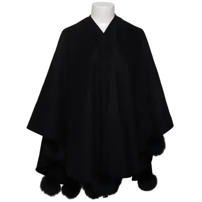 Poncho (Schwarz) von Jimmy Hourihan