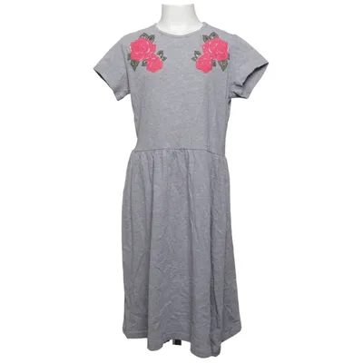Dress (Gray) from Girls Cotton, Viscose
