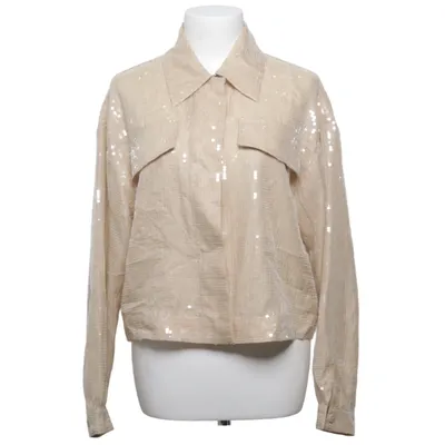 Skjorta (Beige, Silverfärgad) från Copenhagen Muse